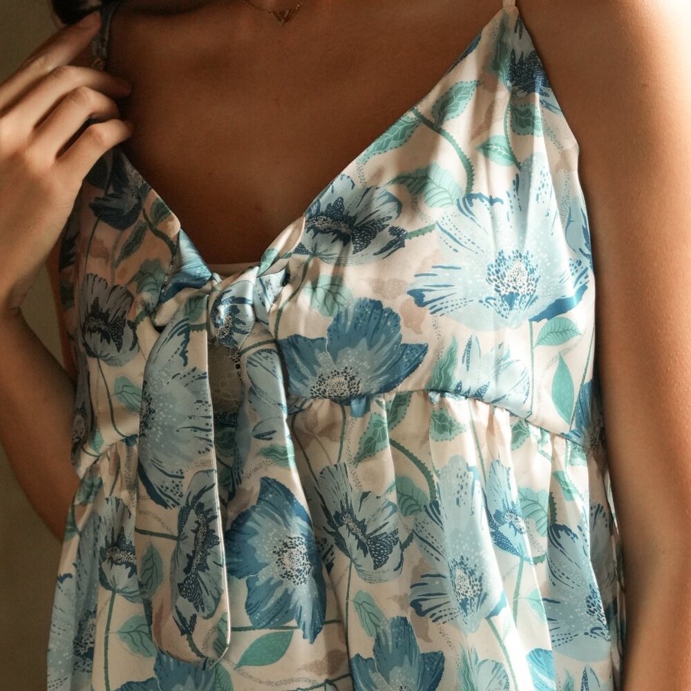 Livenza - Flora Short PJ Set - Blue (NWT)